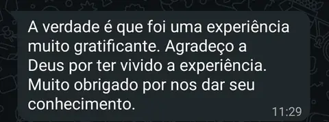 Depoimento de participante