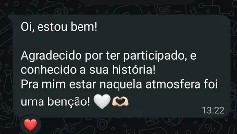 Depoimento de participante